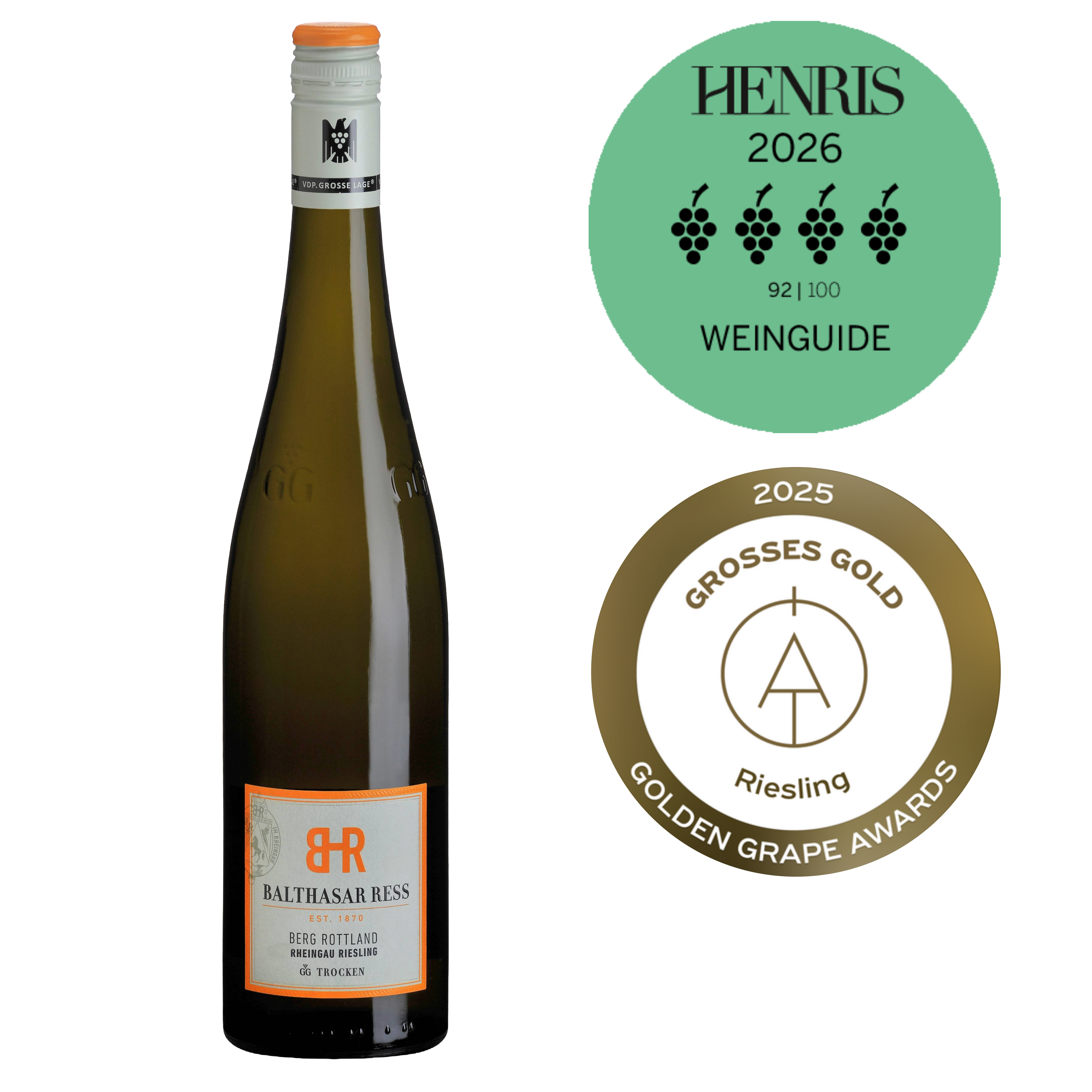 2023 ROTTLAND Rüdesheim Riesling GG trocken