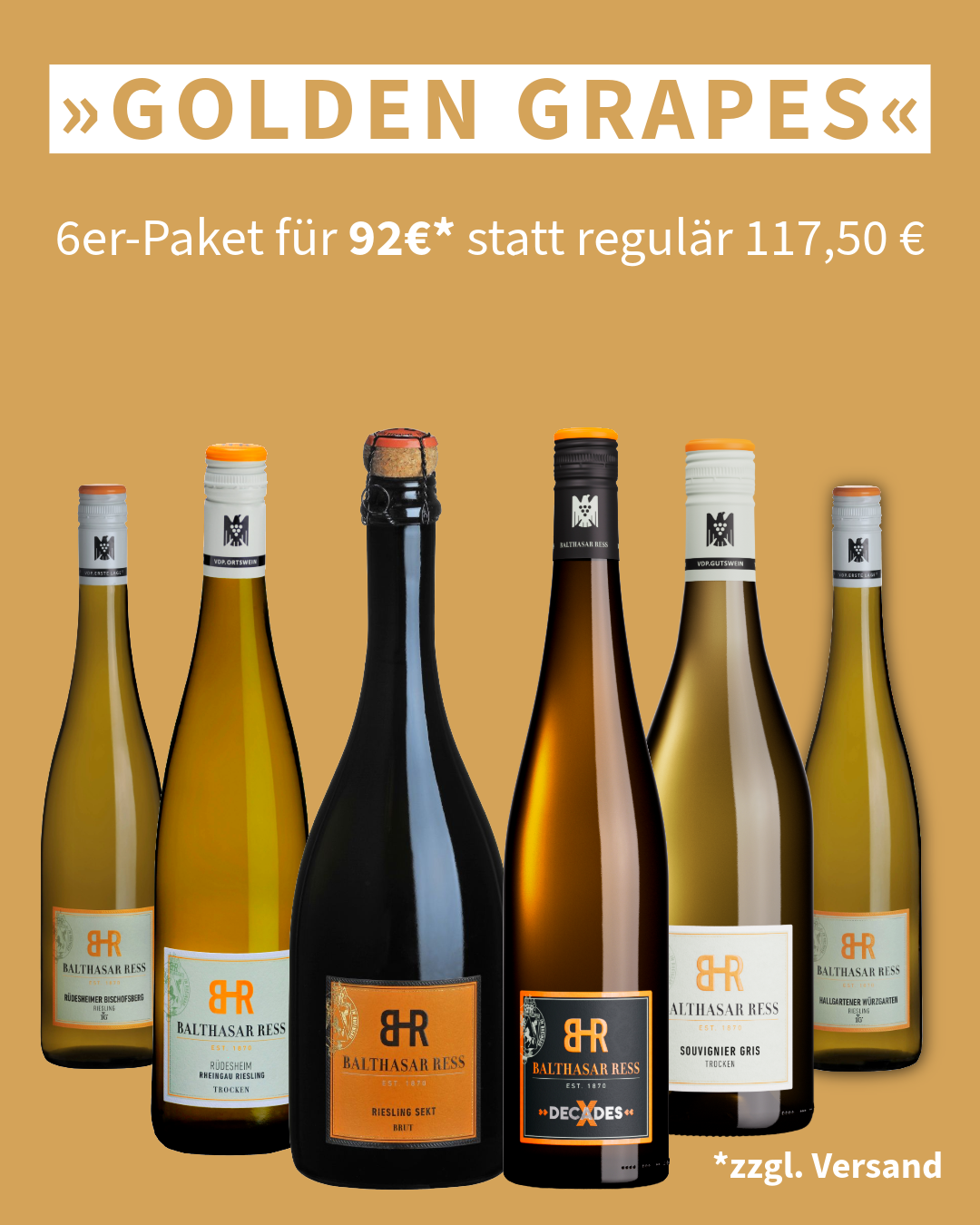 „Golden Grapes“ Paket
