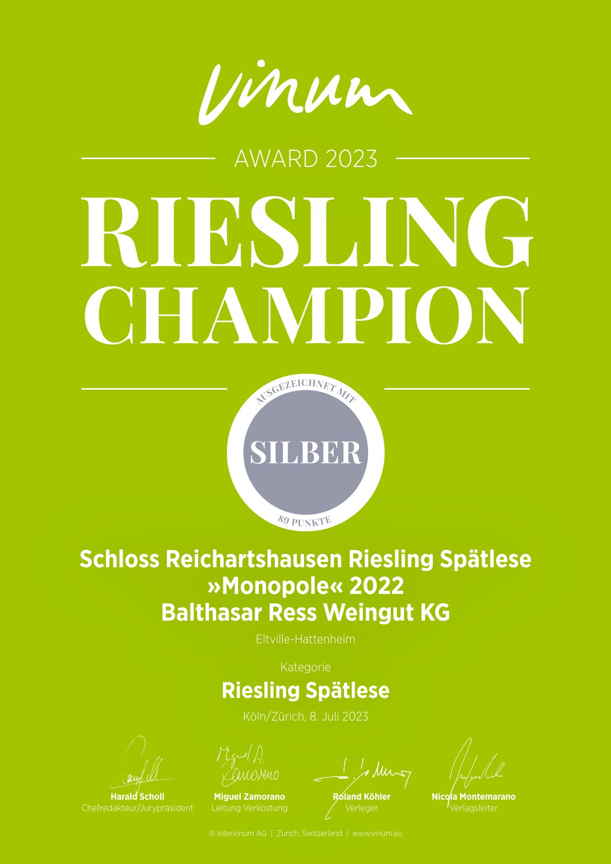 Schloss-Reichartshausen-Riesling-Spatlese-MONOPOLE-Silber